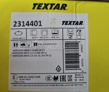 Textar pakne Mercedes C CLC CLK SLK